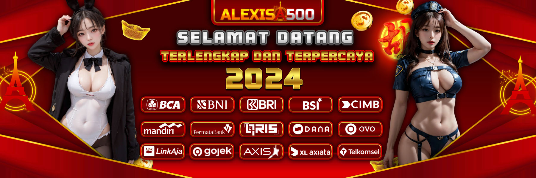 ALEXIS500 Situs Daftar Slot Deposit Pulsa Terpercaya